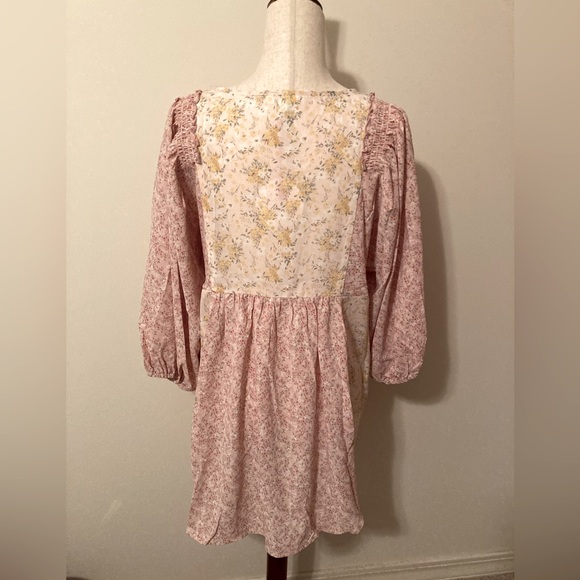 UMGEE Muti-colored Pullover Baby Doll Top. Size L. NWT - Picture 2 of 5